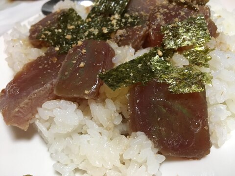 子供が喜ぶマグロの漬け丼